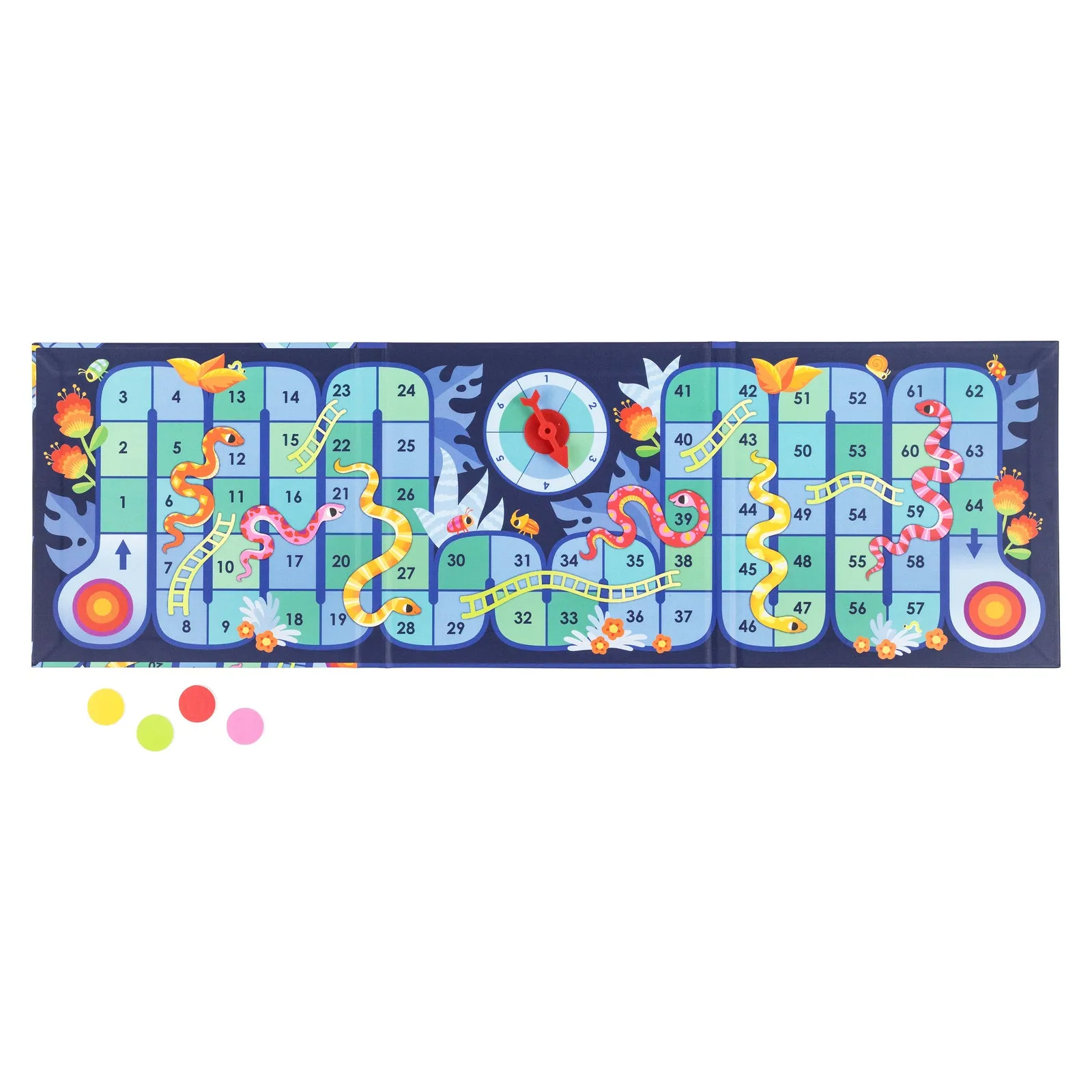 TIGER TRIBE - MAGNA GAMES: SNAKES & LADDERS, TIC TAC TOE