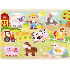 Tooky Toys Wooden Farm Puzzle