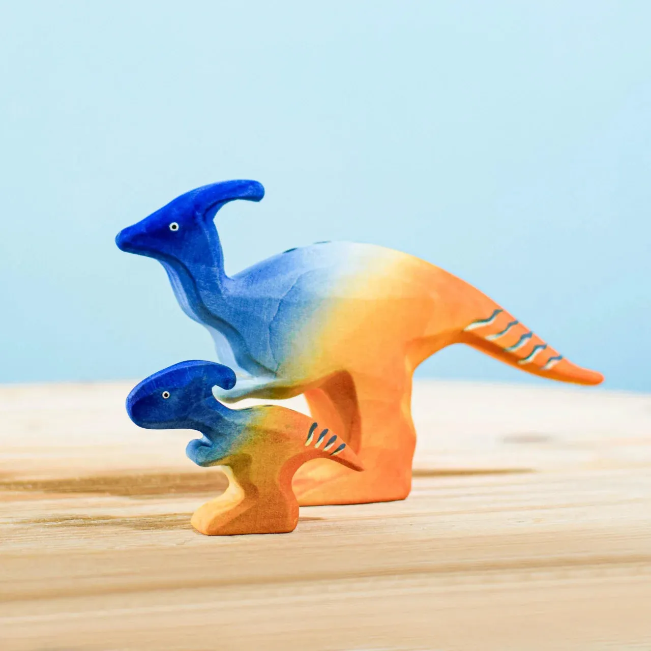 Wooden Parasaurolophus Baby