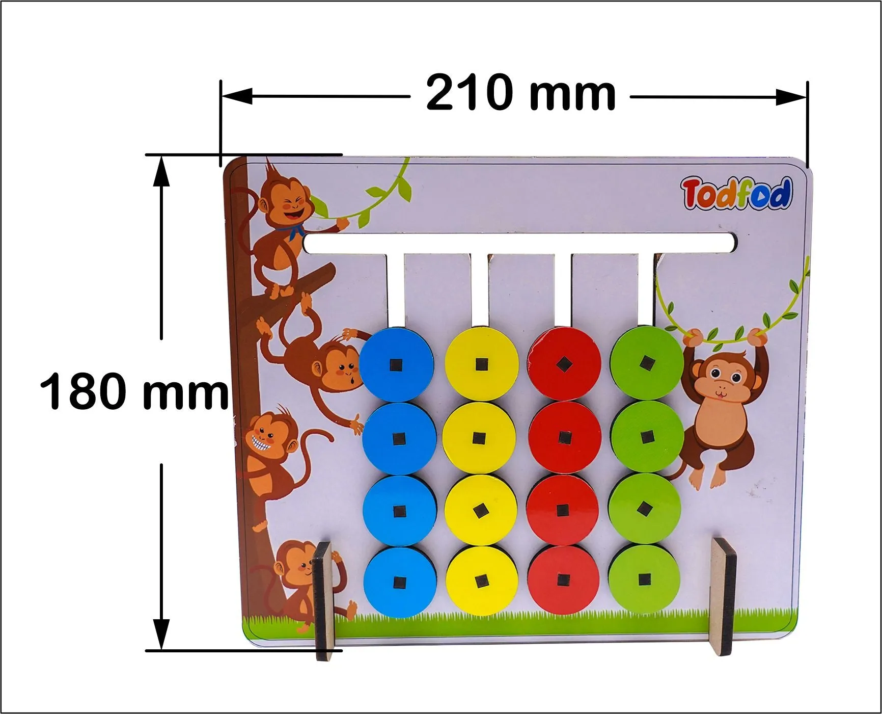 Wooden Puzzle Toy - Color Shape Matching for Kids
